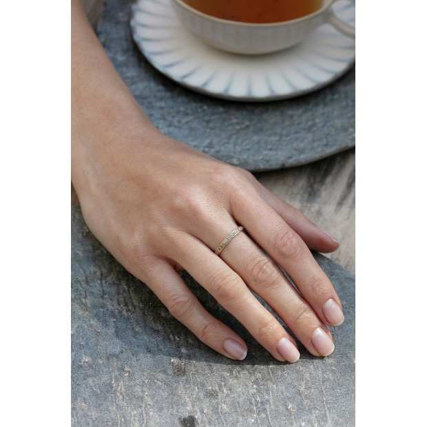 5 Octobre žiedas su deimantais 